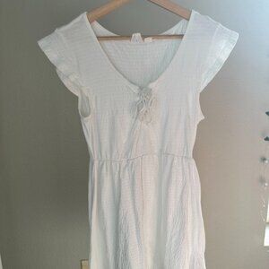 Roxy White Textured Mini Dress Size XS
